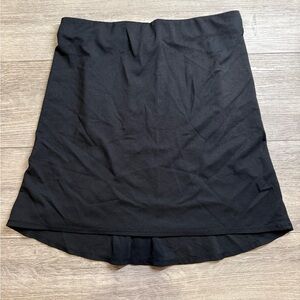 Max Studio Black Pull-On Hi-Low‎ Skirt Size M